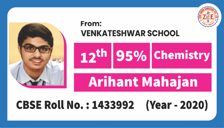 Lakshya Narwal — Class 10 Science — 95%